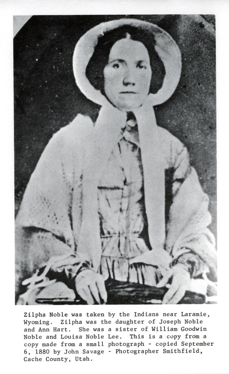 Zilpah Noble (1822 - 1856) Profile